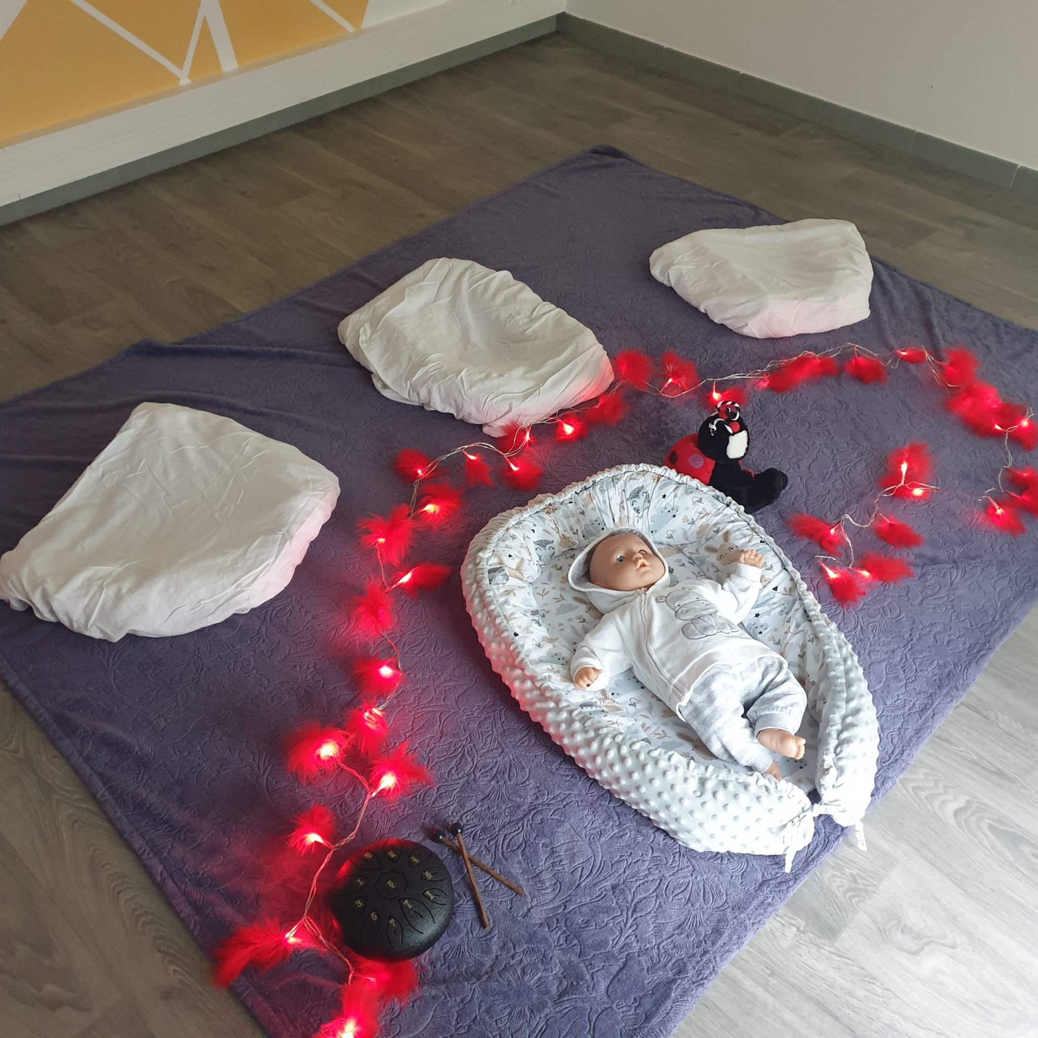 Installation atelier massage collectif